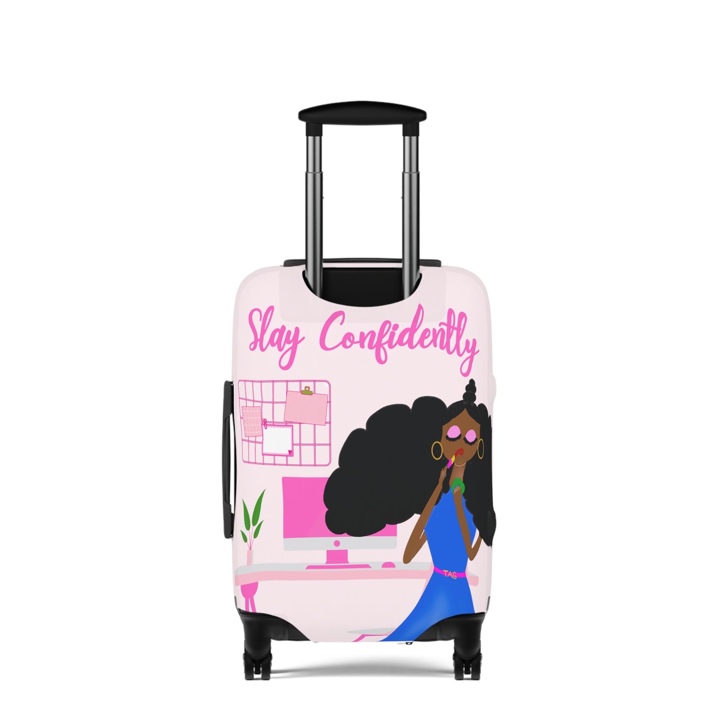 Slay Confidently Luggage Cover by The Artsy Girl