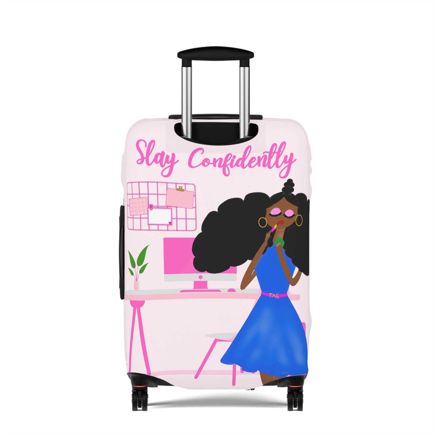 Slay Confidently Luggage Cover by The Artsy Girl