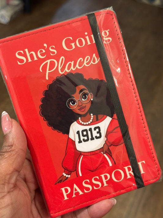 Going Places Passport Holder - 1913