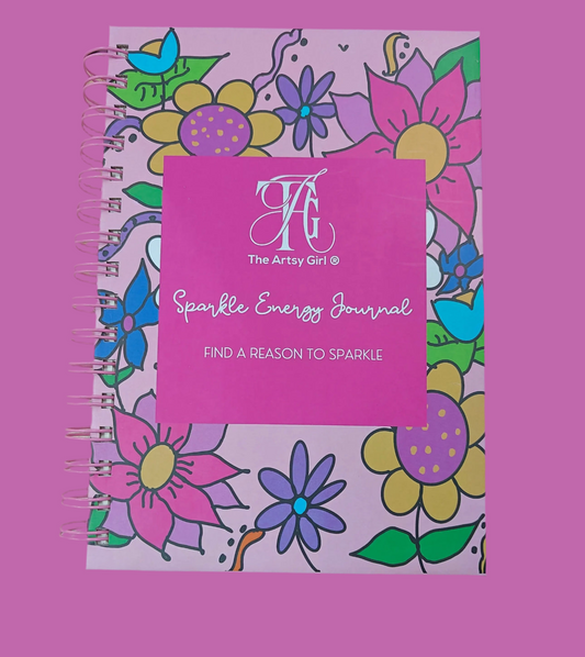 Sparkle Notes Journal/Notebook by The Artsy Girl