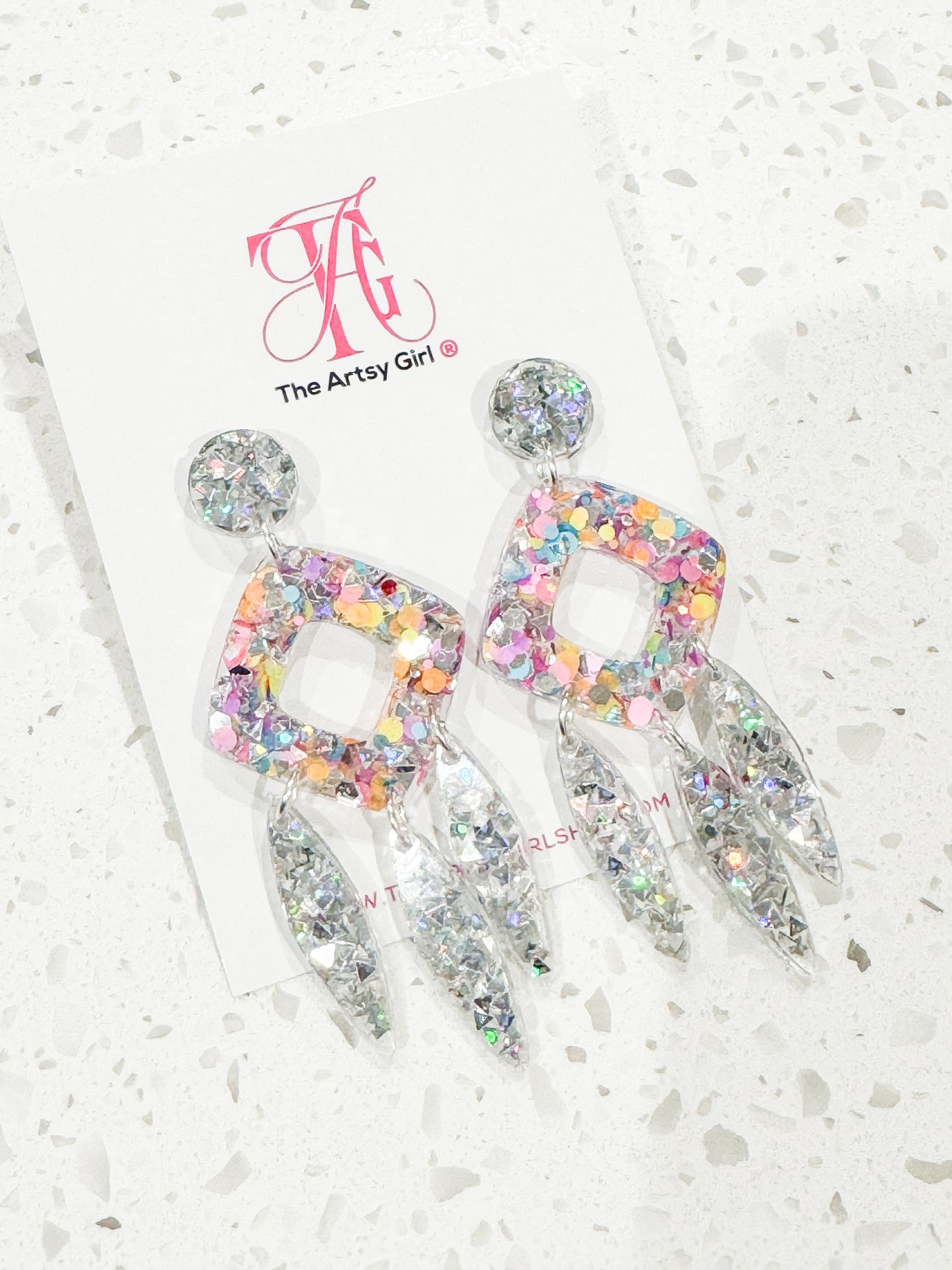 Confetti Celebration Statement Earrings