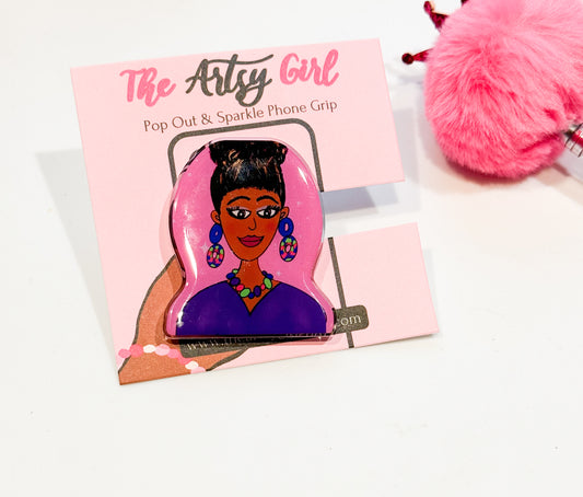 Pop Out & Sparkle Phone Grip (Miss Viv)