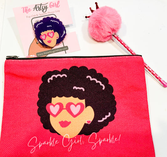 Pop Out & Sparkle Phone Grip (Lil Miss Me • Light)