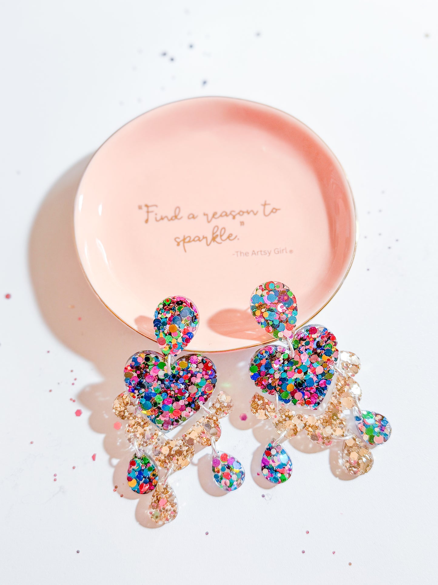 Jewelry Tray with Statement Earrings