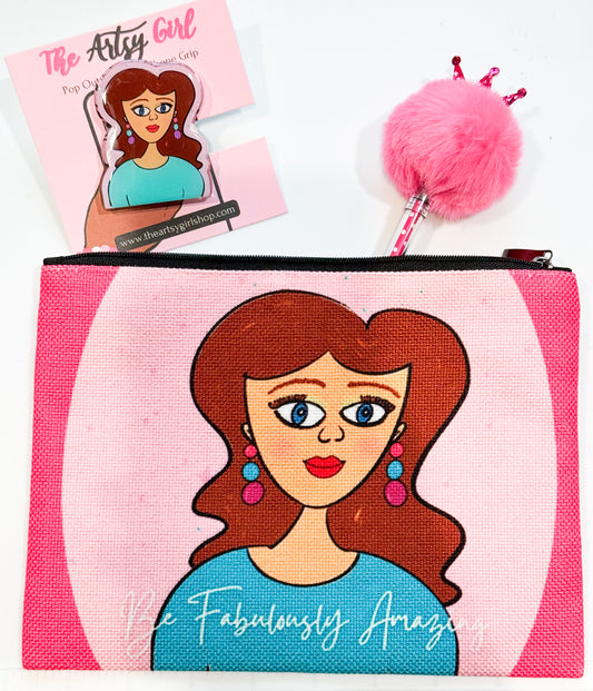 Pop Out & Sparkle Phone Grip (Miss Chick)