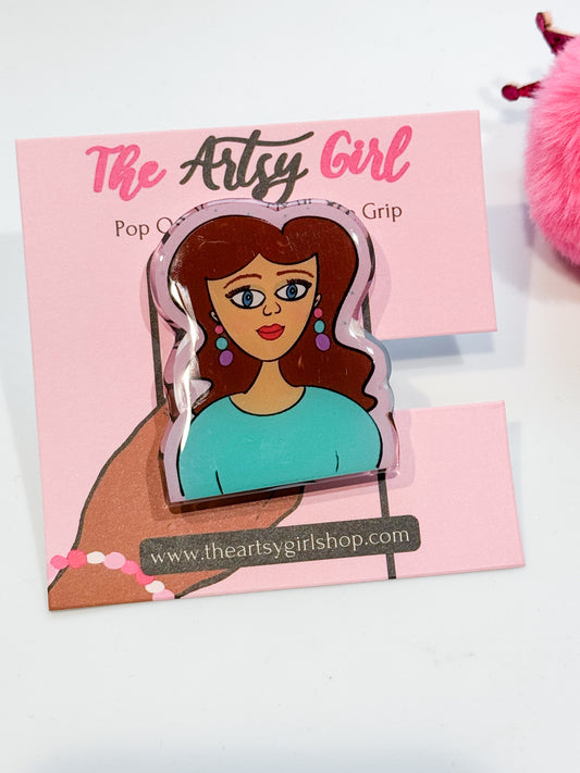 Pop Out & Sparkle Phone Grip (Miss Chick)