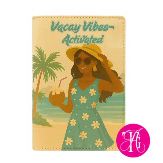 Fly Girl & Sparkle Passport Holder - Beach Girl