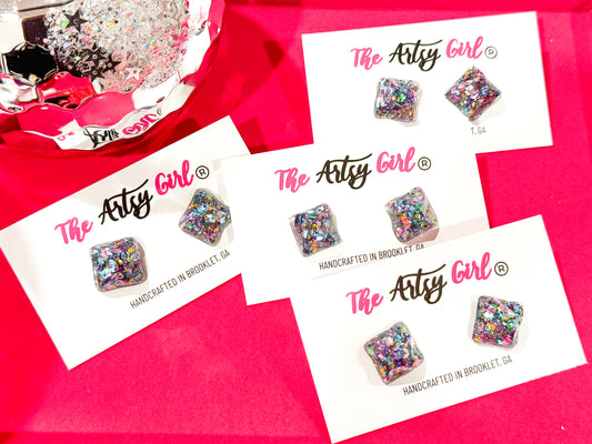 Handmade stud earrings