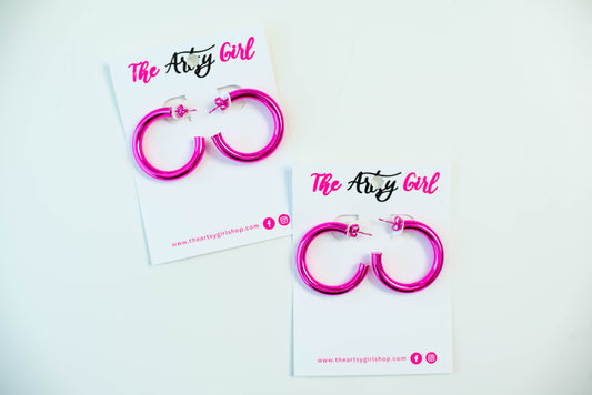 Metallic Hoop for the everyday woman