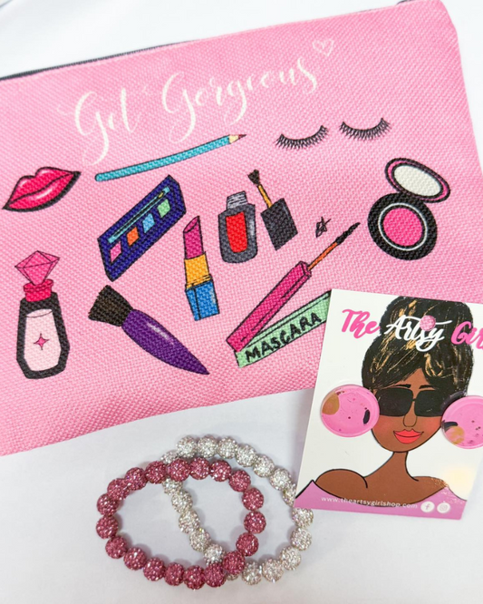 Get Gorgeous Accessory Bag - Pink