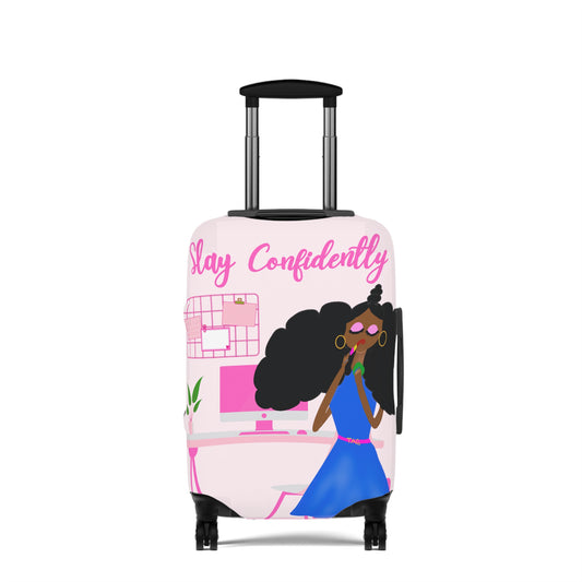 Slay Confidently Luggage Cover by The Artsy Girl