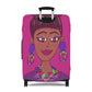 Be Fabulously Amazing Luggage Cover by The Artsy Girl