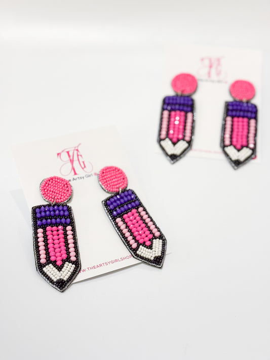 Teacher earrings 