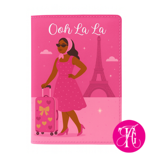 Fly Girl & Sparkle Passport Holder - Paris