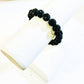 Black beaded bracelet 