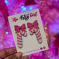 Holiday Sparkle Pink Beaded Candy Cane Earrings