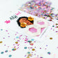 The Artsy Girl earrings on glitter