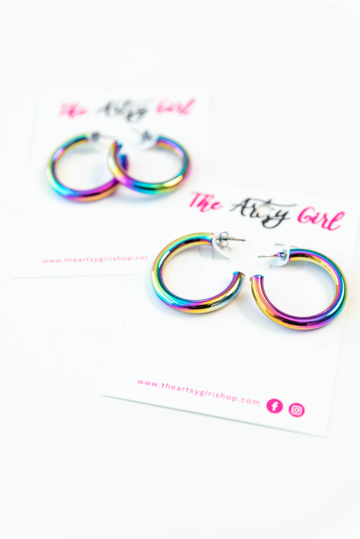 Metallic Me Fabulous Hoops - Rainbow Fizzle