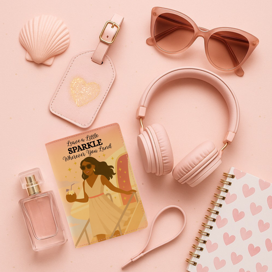 Fly Girl & Sparkle Passport Holder - Flight