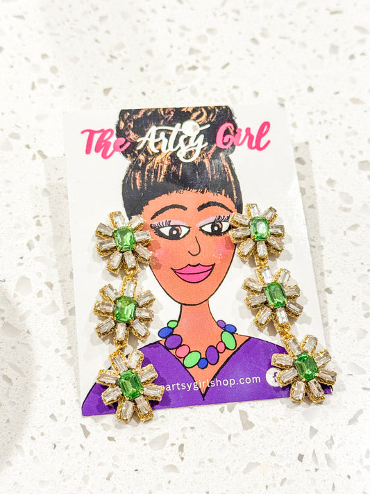 I’m Every Woman Earrings - Green